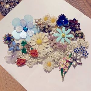 Vintage flower craft jewlery